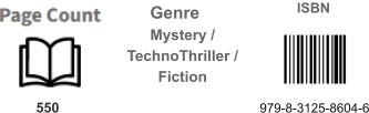 Mystery / TechnoThriller / Fiction  ISBN Genre  550  979-8-3125-8604-6
