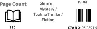 Mystery / TechnoThriller / Fiction  ISBN Genre  550  979-8-3125-8604-6
